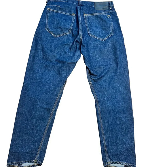 Rag & Bone Jean Women’s Size 31 Navy Wash Engineer High Rise Straight Leg $275 - Picture 4 of 15